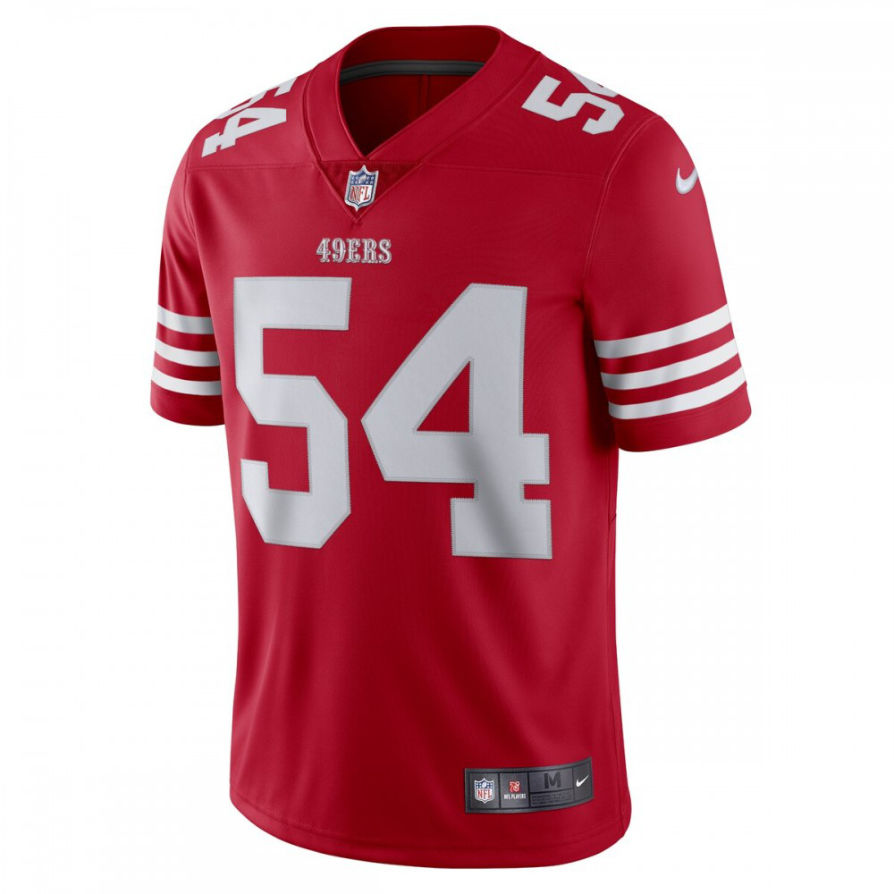 Fred Warner San Francisco 49ers Nike Vapor Limited Jersey - Scarlet-GridironStore